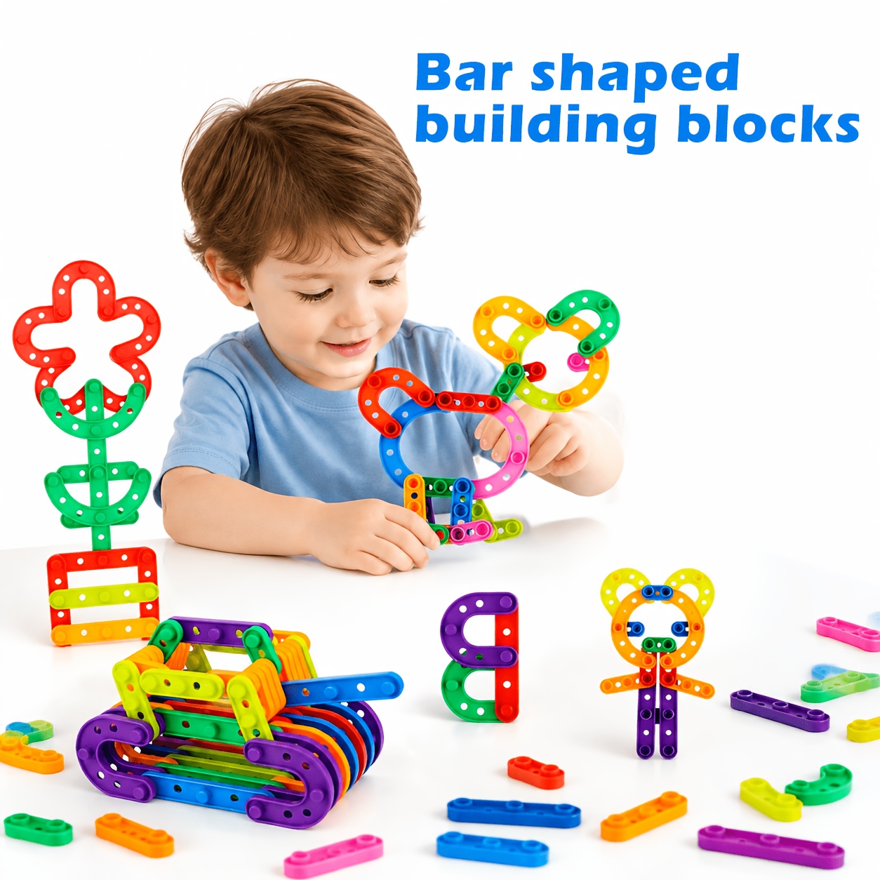 Large Particle Building Blocks 52pcs, Educational Gift